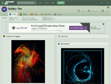 Tablet Screenshot of goldey--too.deviantart.com