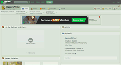 Desktop Screenshot of masterofwyrd.deviantart.com