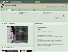 Tablet Screenshot of itsjustaboutlove.deviantart.com