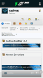 Mobile Screenshot of cadmus.deviantart.com