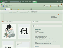 Tablet Screenshot of keara-sama.deviantart.com