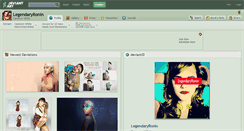 Desktop Screenshot of legendaryronin.deviantart.com