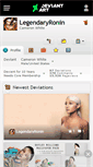 Mobile Screenshot of legendaryronin.deviantart.com
