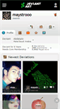 Mobile Screenshot of maystrooo.deviantart.com