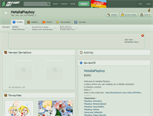 Tablet Screenshot of hetaliaplayboy.deviantart.com