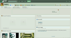 Desktop Screenshot of imaginor.deviantart.com