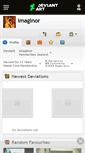 Mobile Screenshot of imaginor.deviantart.com