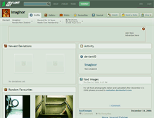 Tablet Screenshot of imaginor.deviantart.com
