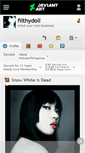 Mobile Screenshot of filthydoll.deviantart.com