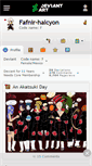 Mobile Screenshot of fafnir-halcyon.deviantart.com