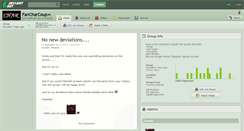 Desktop Screenshot of fancharcoup.deviantart.com