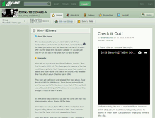 Tablet Screenshot of blink-182lovers.deviantart.com
