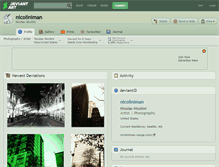 Tablet Screenshot of nicoliniman.deviantart.com