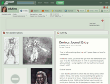 Tablet Screenshot of cdukino.deviantart.com