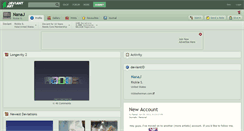 Desktop Screenshot of nanaj.deviantart.com