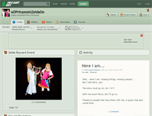 Tablet Screenshot of ooprinzessinzeldaoo.deviantart.com