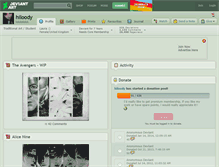 Tablet Screenshot of hiloody.deviantart.com