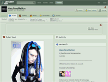 Tablet Screenshot of maschinenation.deviantart.com