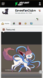 Mobile Screenshot of eeveefanclub.deviantart.com