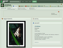 Tablet Screenshot of christinee.deviantart.com