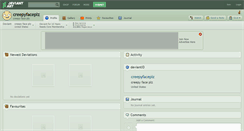 Desktop Screenshot of creepyfaceplz.deviantart.com