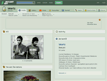 Tablet Screenshot of lakartz.deviantart.com