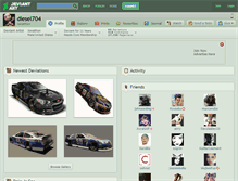 Tablet Screenshot of diesel704.deviantart.com