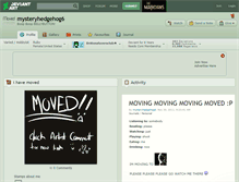 Tablet Screenshot of mysteryhedgehog6.deviantart.com