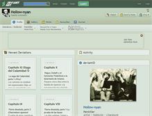 Tablet Screenshot of hollow-nyan.deviantart.com