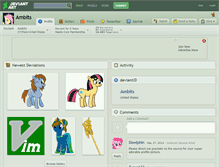 Tablet Screenshot of ambits.deviantart.com