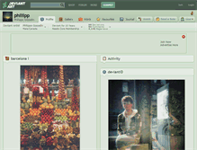 Tablet Screenshot of philiipp.deviantart.com