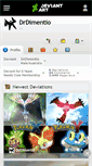 Mobile Screenshot of drdimentio.deviantart.com