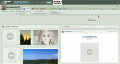 Desktop Screenshot of ceruleansin77.deviantart.com