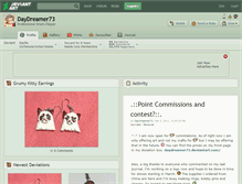 Tablet Screenshot of daydreamer73.deviantart.com