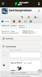 Mobile Screenshot of darkvampiremoon.deviantart.com