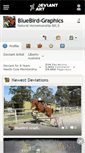 Mobile Screenshot of bluebird-graphics.deviantart.com
