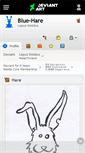 Mobile Screenshot of blue-hare.deviantart.com