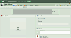 Desktop Screenshot of found-objects.deviantart.com