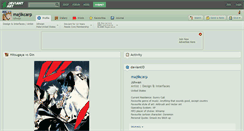 Desktop Screenshot of majikcarp.deviantart.com