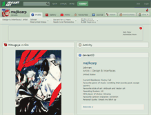 Tablet Screenshot of majikcarp.deviantart.com