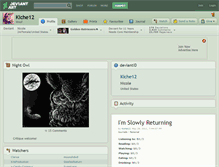 Tablet Screenshot of kiche12.deviantart.com