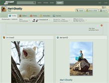 Tablet Screenshot of mari-ghostly.deviantart.com