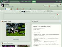 Tablet Screenshot of kmil60.deviantart.com
