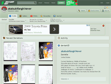 Tablet Screenshot of akatsukifangirl4ever.deviantart.com