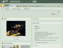 Tablet Screenshot of faulkin.deviantart.com