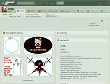 Tablet Screenshot of mibb.deviantart.com