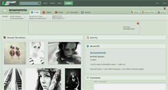 Desktop Screenshot of larssonemmie.deviantart.com