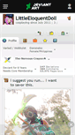 Mobile Screenshot of littleeloquentdoll.deviantart.com