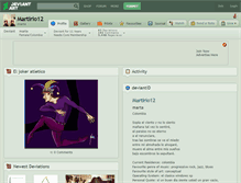 Tablet Screenshot of martirio12.deviantart.com