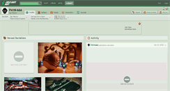 Desktop Screenshot of p41n-666.deviantart.com